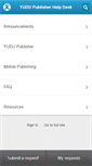 Mobile Screenshot of help.yudu.com