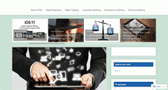 Desktop Screenshot of blog.yudu.com