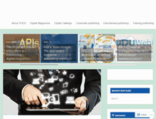 Tablet Screenshot of blog.yudu.com